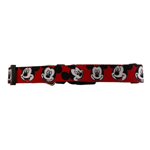 DISNEY Red Mickey Mouse Dog Collar Size: M 12.9” - 20.5” - Picture 2 of 6